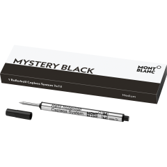 1 Montblanc Rollerball Capless System Mine (M) Mystery Black