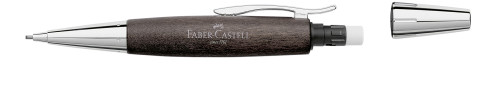 Faber-Castell E-MOTION Holz schwarz/Metall glanz Bleistift