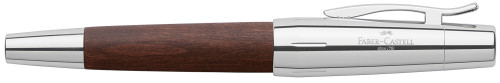 Faber-Castell E-MOTION Holz dunkelbraun/Metall glanz Füllhalter