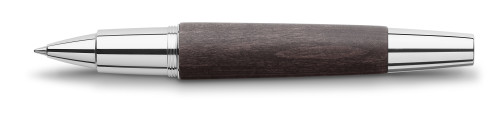 Faber-Castell E-MOTION Holz schwarz/Metall glanz Roller