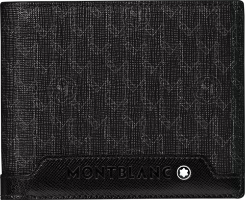 Montblanc Nightflight Signature Brieftasche 6 cc mit 2 Sichtfächern