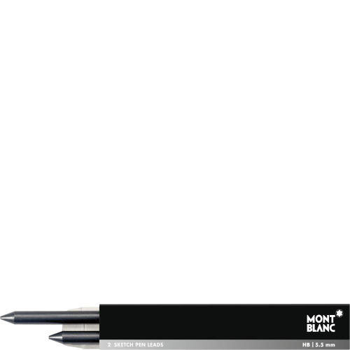 Montblanc Leonardo Sketch Pen Minen HB, 5,5 mm, 2er Pack