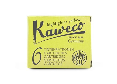 Kaweco Tintenpatronen gelb fluo