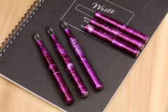 Schon pocket 6 fountain pen purple potion