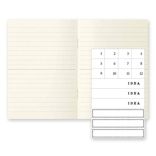 MD Paper Notebook A6 3er Set liniert