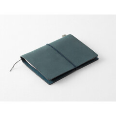 Travelers Notebook Passport Size Lederhülle blau