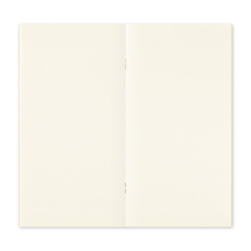 Travelers Notebook Refill MD Paper cream blanko 025