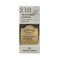 Traveler's Notebook Brass Clip