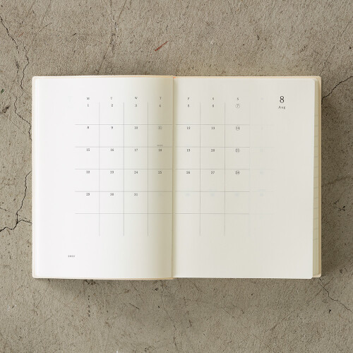 Midori MD Diary 2022 A5 1 Tag pro Seite