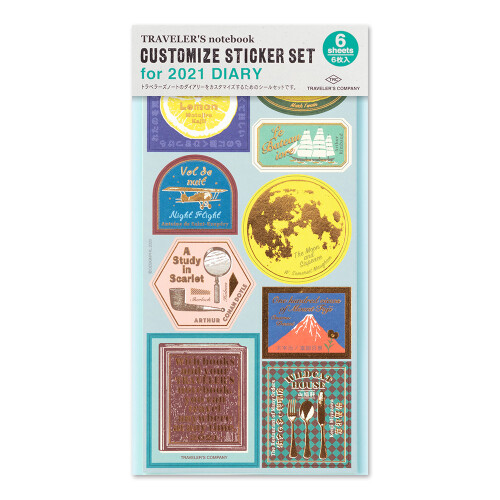 Travelers Notebook Agenda Sticker-Set