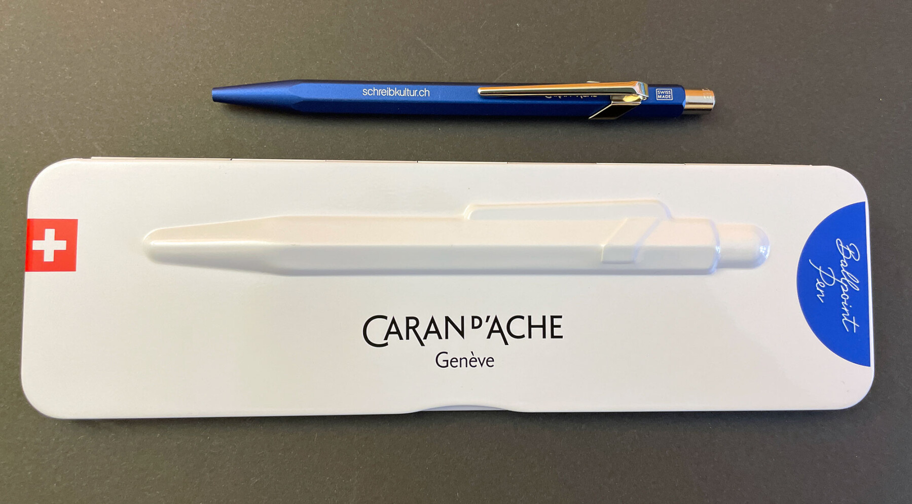 CARAN D'ACHE Stylo à bille 849 Colormat-X (Bleu