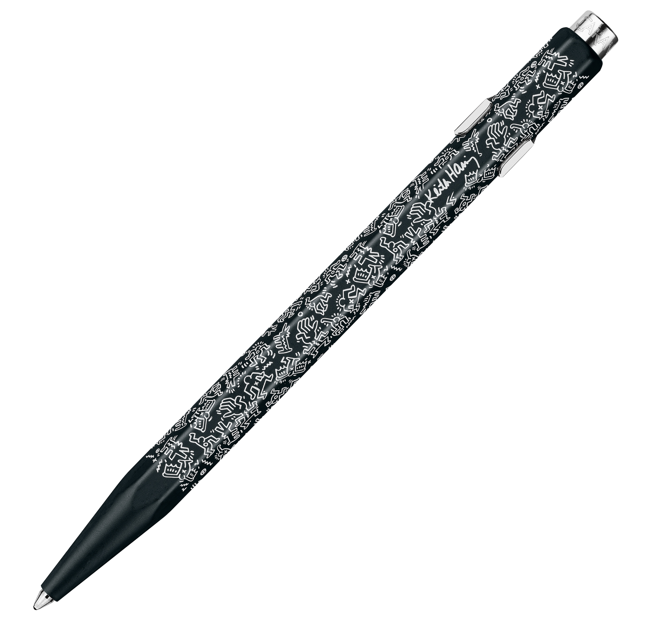 Schreibkultur - Caran d'Ache 849 Keith Haring Kugelschreiber schwarz