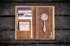 Galen Leather Ledereinlage für Traveler's Notebook rustic braun