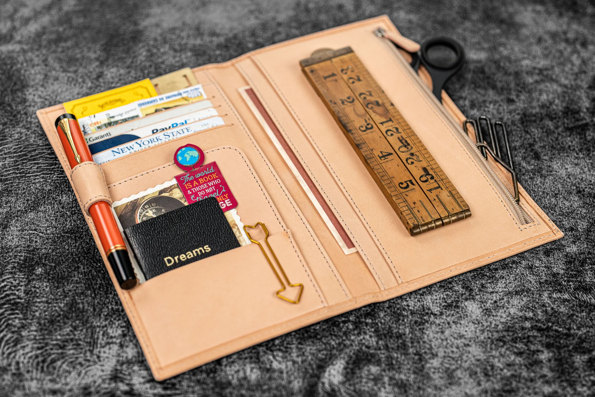 Galen Leather Ledereinlage für Traveler's Notebook natur – Bild 3