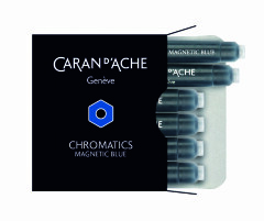 Caran d'Ache Tintenpatronen Chromatics Magnetic Blue