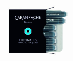 Caran d'Ache Tintenpatronen Chromatics Hypnotic Turquoise