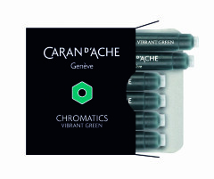 Caran d'Ache Tintenpatronen Chromatics Vibrant Green
