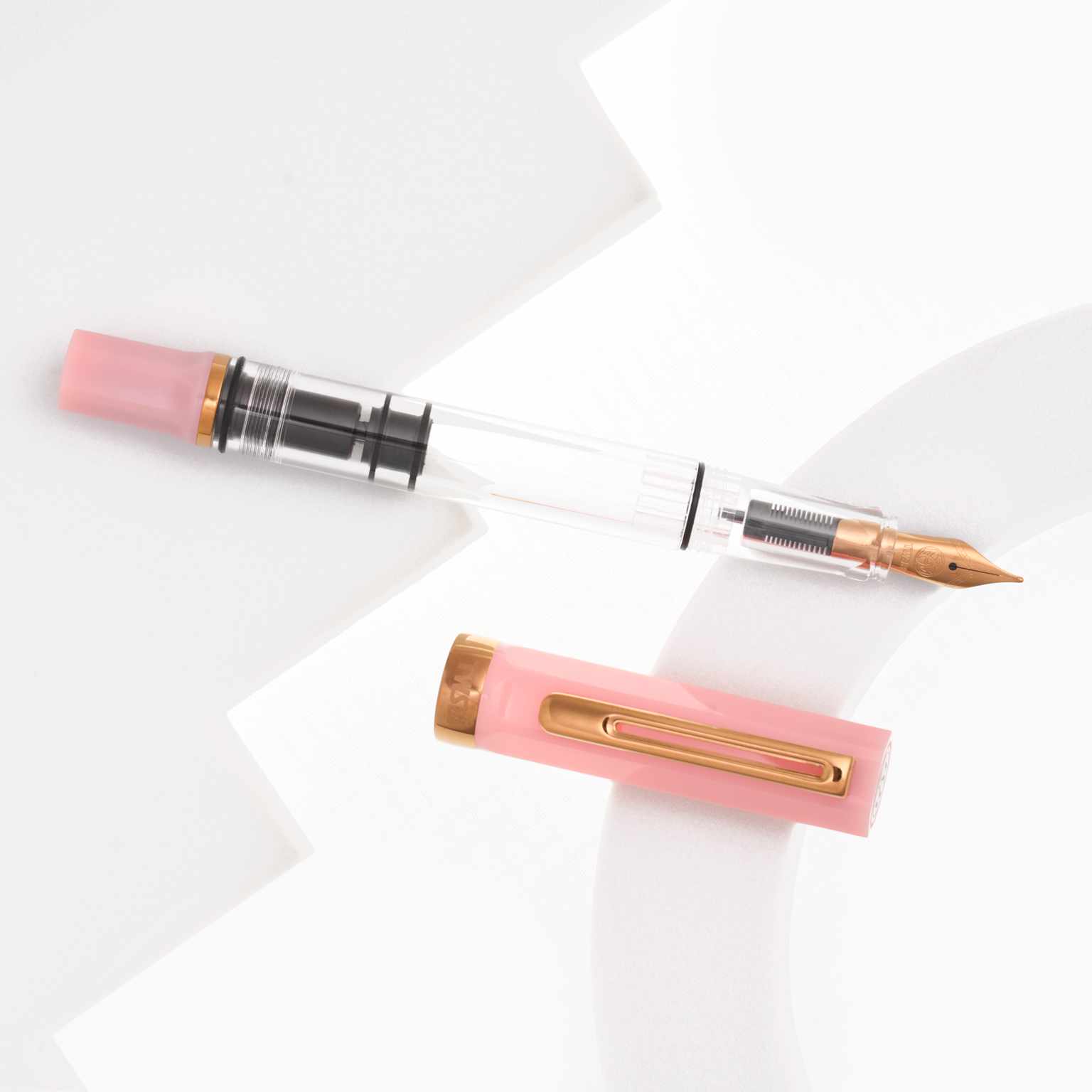 Schreibkultur - TWSBI ECO Kolbenfüllhalter Pink Lemonade mit Bronze